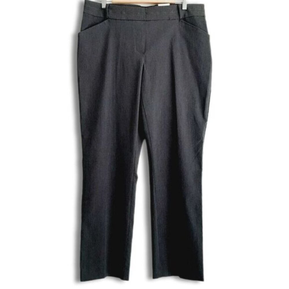 REITMANS Comfort Pull-on Dress Pants Stretch Grey Sz 16
